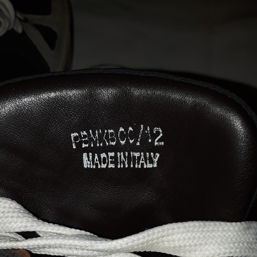 LANVIN Mixed-Fabric High Sneaker - Picture 5 of 7
